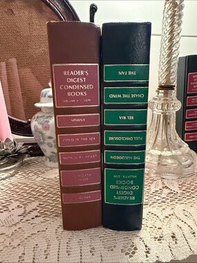 Reader's Digest Condensed Books Decorative Book Set - Brown & Green